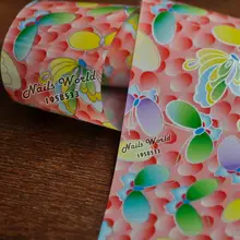 Patrón de mariposa en el Mundo de La Moda Decoración Etiquetas Del Arte Del Clavo Del Arte De Transferencia En Tarro S408