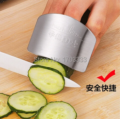 Новинка из нержавеющей стали металлическая защита для пальцев кухонный нож Chop Cook Cut высококачественный кухонный гаджет