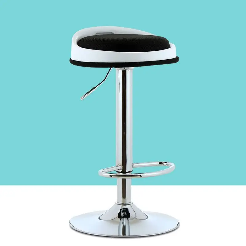 Swivel Lifting Chair Bar Stool Adjustable Height Rotatable Mesh Cloth with Footrest Bar/Office/Hair Salon/Cashier Chair cadeira Swivel Lifting Chair Bar Stool Adjustable Height Rotatable Mesh Cloth with Footrest Bar/Office/Hair Salon/Cashier Chair cadeira