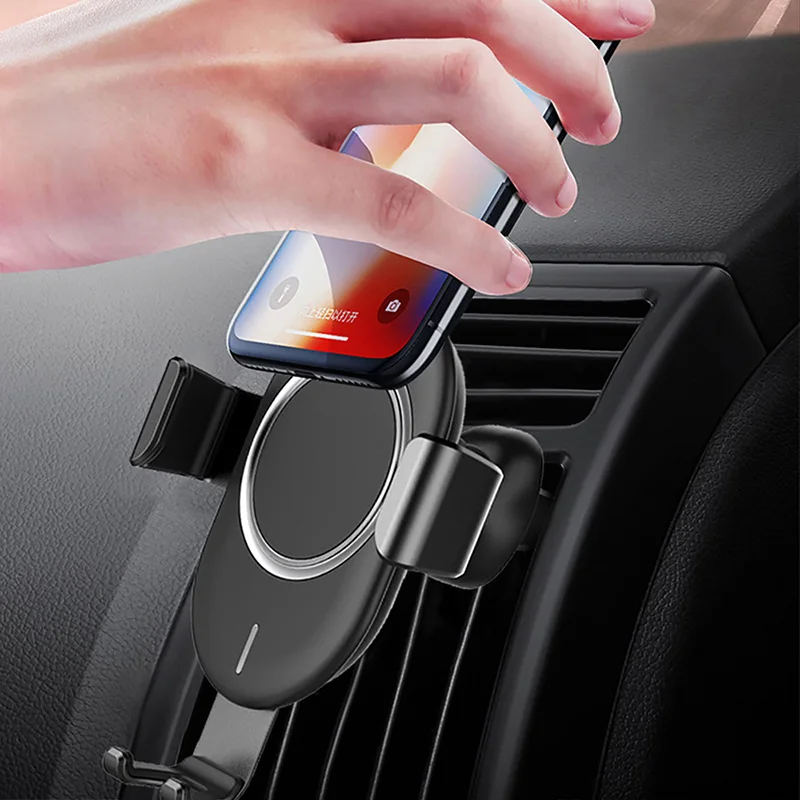 

Wireless car charger induction usb mount for iphone 11 samsung s8 s9 car charging phone holder stand qi 10W Fast charging SIKAI