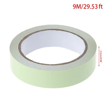 

2.5CMx9M Night Vision Luminous Self-adhesive Warning Tape Glow In Dark Safety
