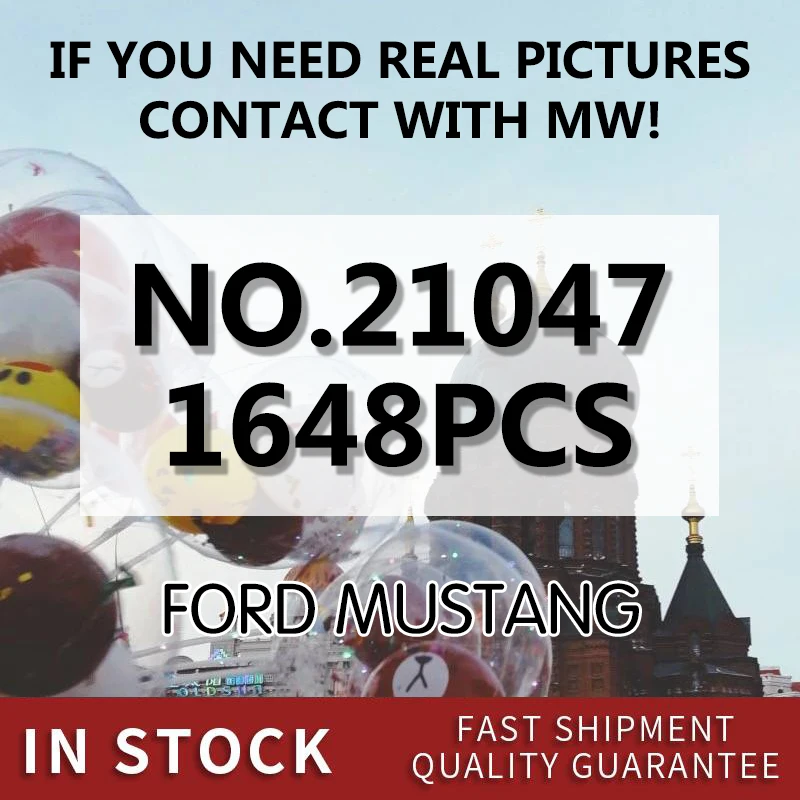 

Ford Mustang 1967 GT500 Compatible LEPIN 21047 Legoing 10265 Creator Expert Set Building Blocks Bricks Toys Birthday Gifts