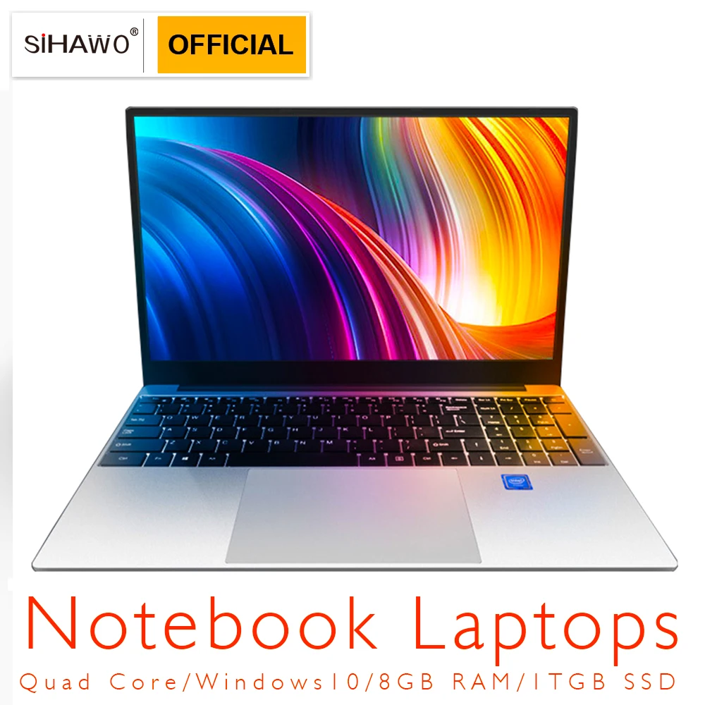 15.6 Inch Windows 10 Intel Braswell J3160 Quad Core Laptop With 218GB 256GB 512GB 1024GB SSD RAM 6GB Dual WiFi Ultra Notebook