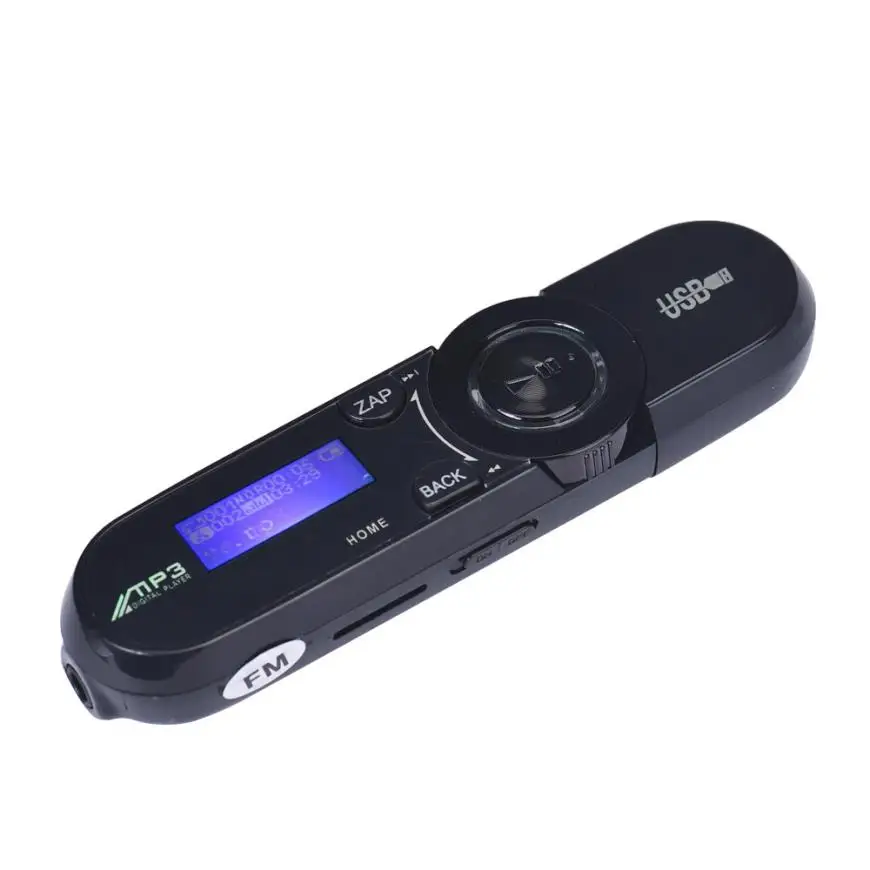 Carprie Mp3 музыкальный плеер USB lcd экран 16Гб поддержка флеш TF плеер MP3 музыка fm-радио мини медиаплееры Прямая поставка 18JUL25 - Цвет: A