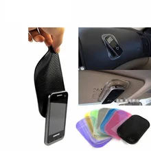 Волшебный липкий коврик автомобильный Противоскользящий коврик держатель мобильного телефона Приборная панель автомобиля силикагель Липкий Коврик Противоскользящий коврик для gps MP3 MP4 держатель