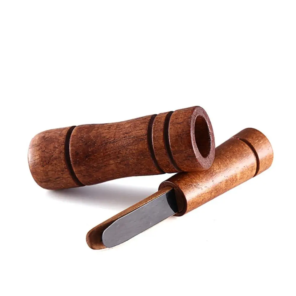 

New Outdoor Paper Box Whistle Wood Duck Call Whistle Hunting decoy Brown Oak Wooden Whistle Drop Ship