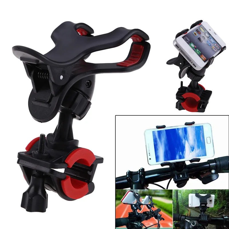 

Bike Bicycle Phone Holder Bike Adjustable Rotatable Road MTB Mountain Holder Phone Cellphone PDA GPS Bicycle Accessories JY