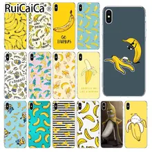 Ruicaica мультяшный милый фруктовый желтый банан телефон сотовый Чехол для телефона для Apple iPhone 8 7 6 6S Plus X XS MAX 5 5S SE XR мобильный чехол s