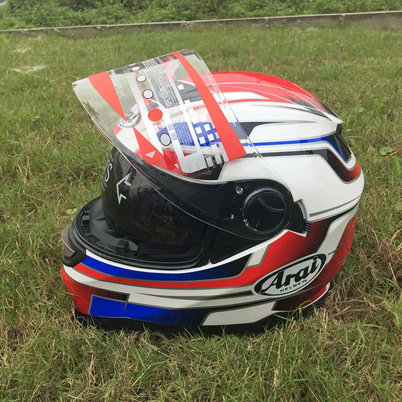 Arai полный шлем двойной объектив мотоциклетный шлем цена супер высокого класса защитные шлемы