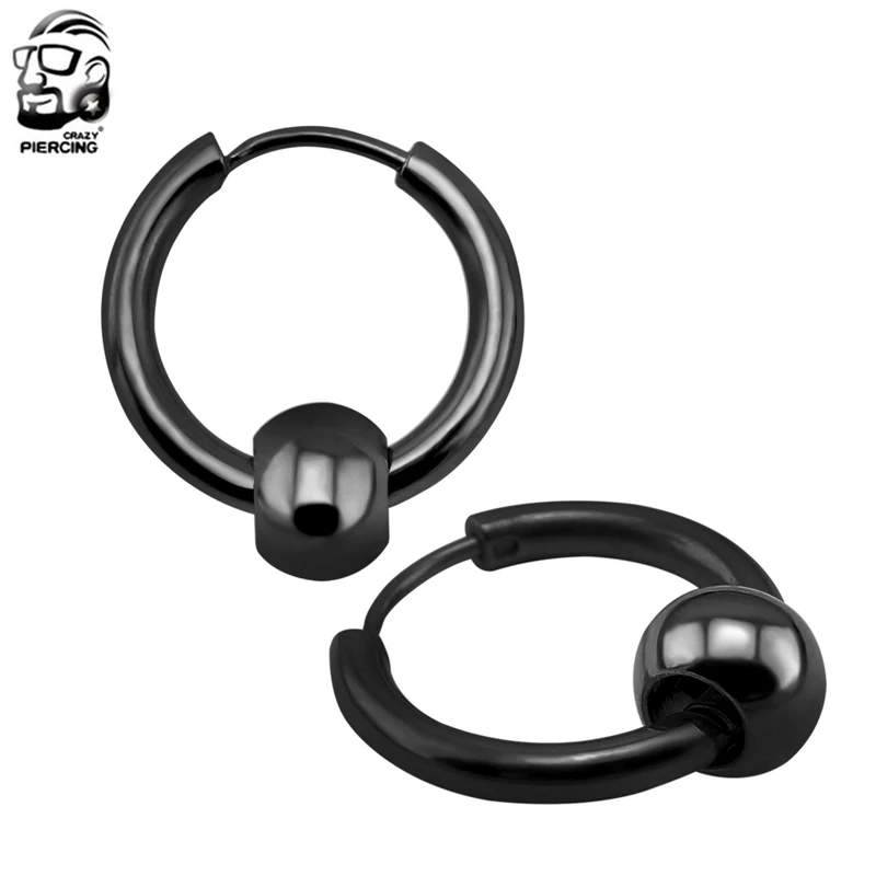 Серьги клипсы для Пирсинга Ушей из нержавеющей стали 316L|nose hoop piercing|piercing clipnose |