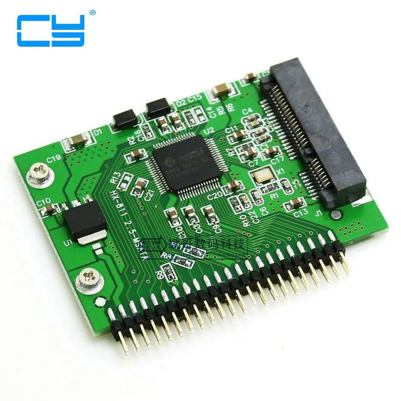 Mini PCI e SSD Msata 1 8 pare IDE 2 5 Polegada в 44pin Express Adaptador de Cartao Conversor Sata para O Port No|msata pci|pci-e ssdmsata 1.8 |