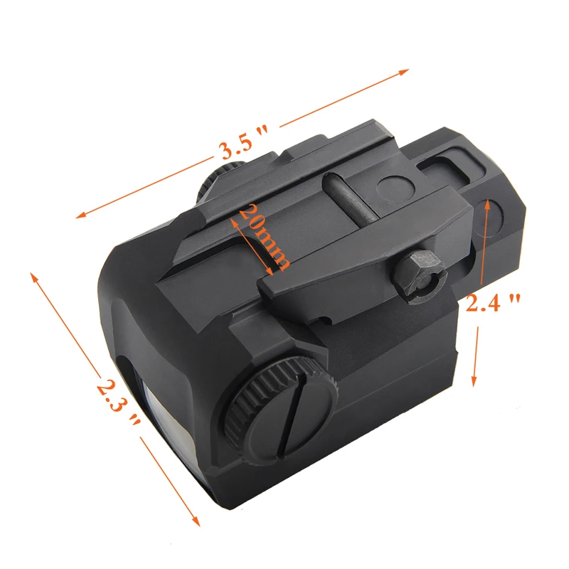 Tactical LCO Red Dot Sight Scope Reflex Sight with 20mm Rail Mount for Hunting Airsoft RL5-0038-11