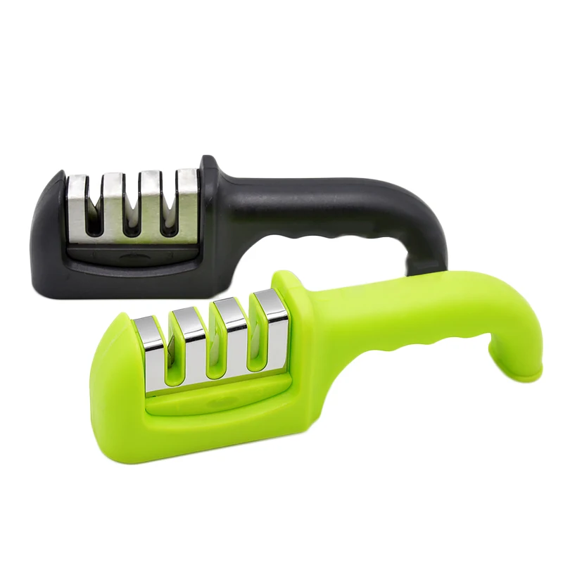 

Household Knife Sharpener 3 Stages Professional Kitchen Sharpening Grinder knives Fast Tungsten Diamond Ceramic Sharpener Tool