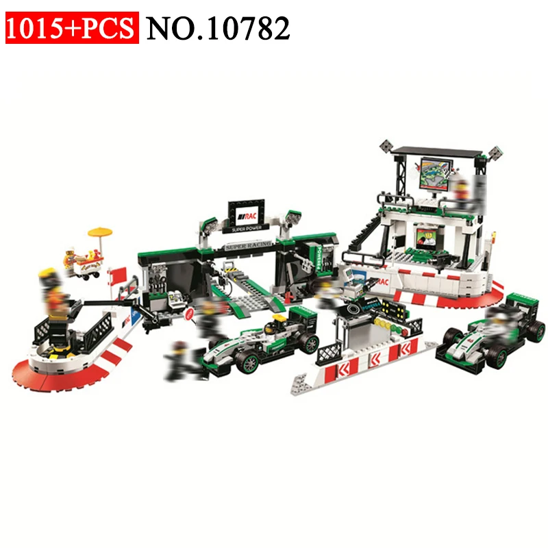 

10782 1015pcs Super Racer Racing Car Petronas Formula Team toys for children Building Blocks Compatible Brick Toys For Children