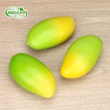 Plastic mango model of mango at home kitchen cabinet photography props decoration child early learning toy influence of pgrs on mango
