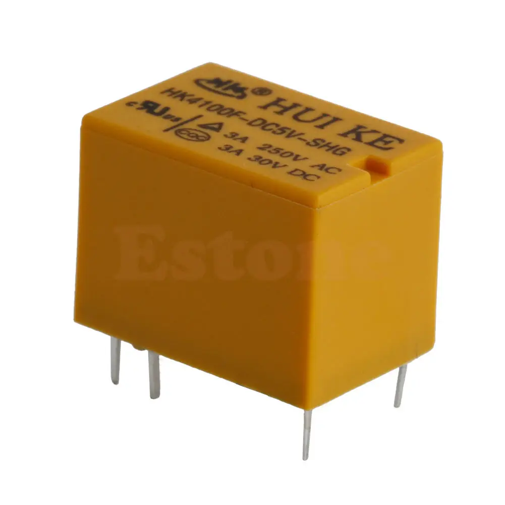 

OOTDTY JRC-21F 5V HK4100F-DC5V-SHG Volt Power Relay 6PIN