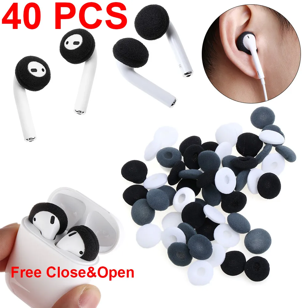 40 шт. сменный мягкий пенопластовый чехол для наушников губка Airpods