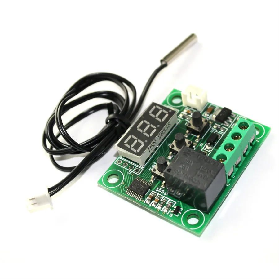 

5pcs W1209 DC 12V heat cool temp thermostat temperature control switch temperature controller thermometer thermo controller