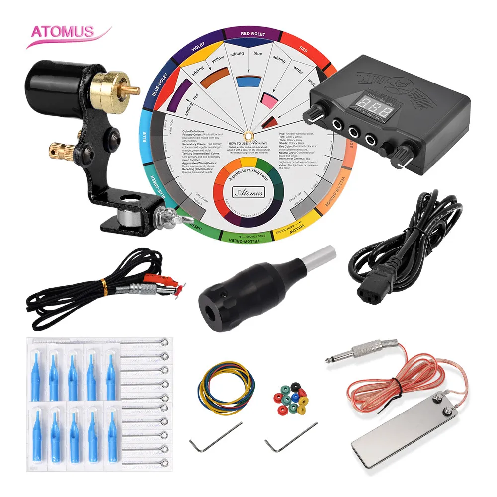 

Tattoo Machine Rotary Set Equipamento Machines Support Machinery A Tatouer Kit Para Tatuagem Tattoo Starter Tatuaje Profesional