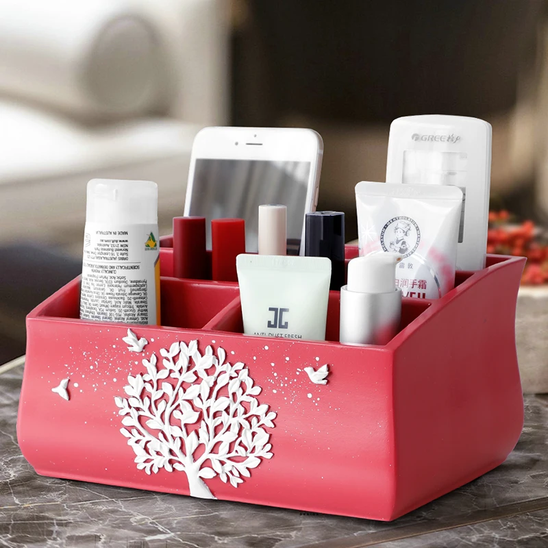 

Home Office Desktop Multi-functional Storage Box Remote Stand Desk Organizer Office Table Accessories Home Organization Storage