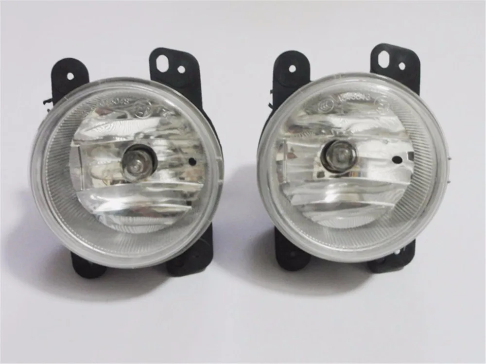 1Pair Car Clear Lens Fog Driving Lamp Lights For 2006 2009 Chrysler PT 