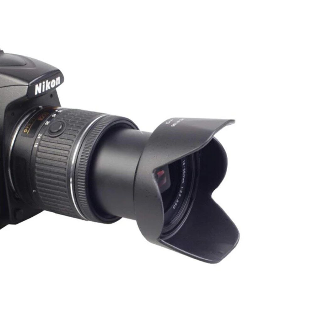 LXH HB-N106 камера 55 мм бленда объектива для Nikon AF-P DX NIKKOR 18-мм 55 мм f г/AF-P-5,6 г VR 3,5 Nikon 1 NIKKOR VR 10-100 мм