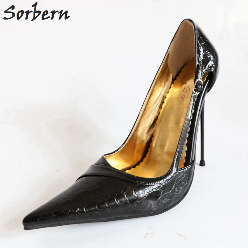 black heels thin heel