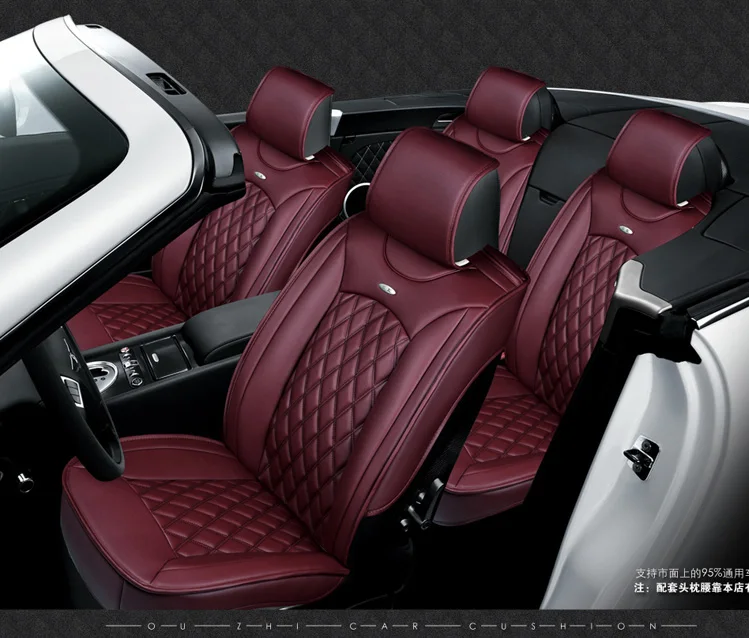 

for mazda 6 2 3 cx-5 cx-7 cx-9 brand beige red black coffee yellow leather car seat cover front and rear complete cover car seat