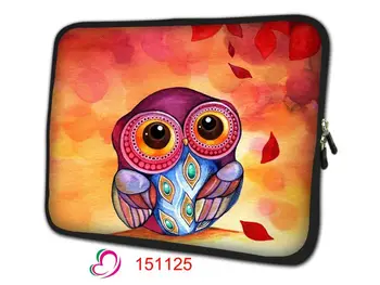 

Cute Owl Notebook Bag Smart Cover Tablet Bag Laptop Sleeve For 7" 10'' 12 '' 13 '' 14 '' 15'' 17'' Macbook Hp Dell Laptop Bag