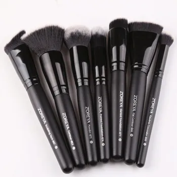 ZOREYA Black Makeup Brushes Set Eye Face Cosmetic Foundation Powder Blush Eyeshadow Kabuki Blending Make up Brush Beauty Tool 5