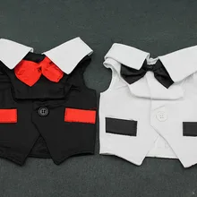 Одежда для собак Щенок собака костюм свадебный костюм смокинг смешная собака породы чихуахуа костюм собачий наряд для Хэллоуина