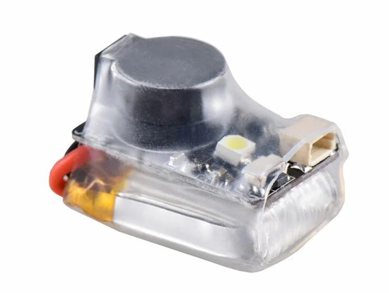 

JHE42B 110DB Finder Buzzer Built-in Battery with LED Light BB Alarm for RC Racing Quadcopte Drone F3 F4 F7 Flight Controller