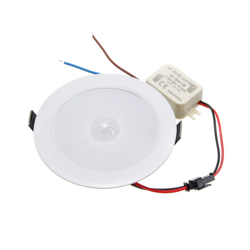 LEDGLE 12W LED Downlight Motion Sensor Recessed Light Compact Lights