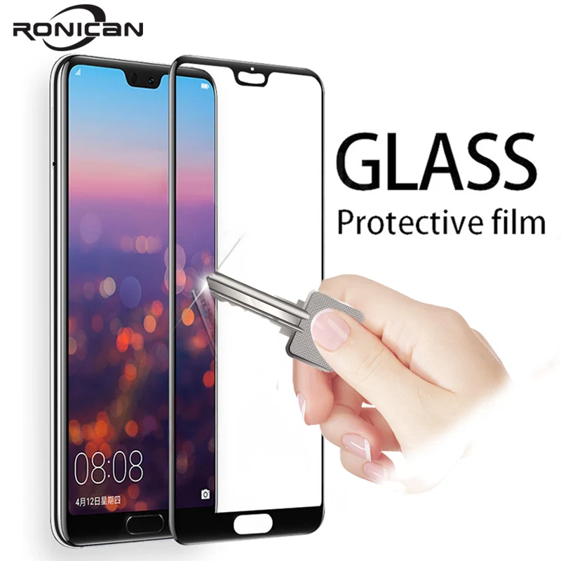 Защитный экран RONICAN 3D на Huawei Полноэкранный протектор из закаленного стекла для P20