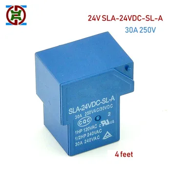 

YDT 5pcs New Relay 30A 250V DC24V SLA-24VDC-SL-A 4 feet, For welding machine maintenance components T-type