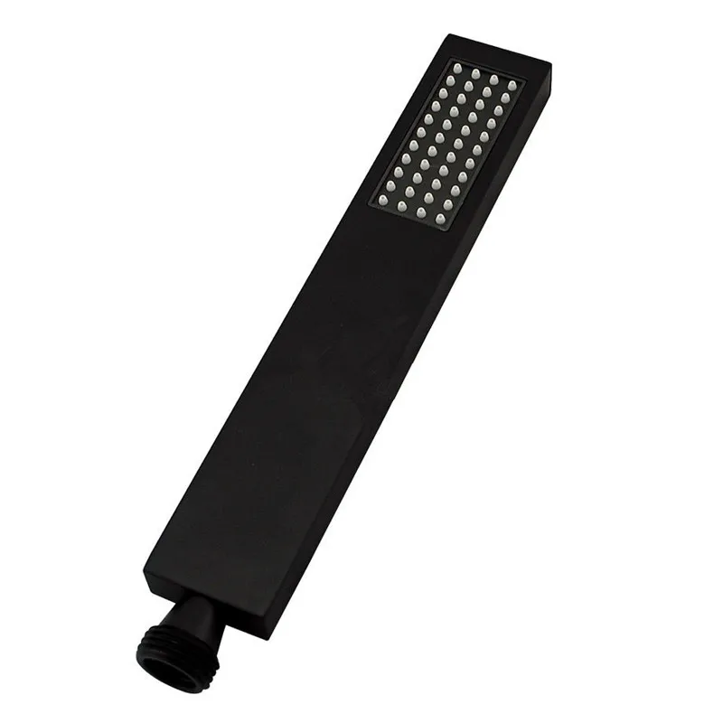 Bagnolux Matt Black 10 &quotБольшая квадратная потолочная насадка для душа и раздвижная