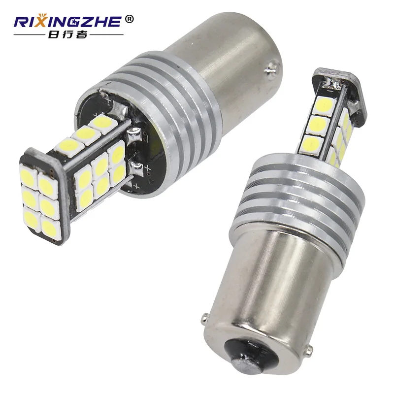 RXZ 2pcs Canbus S25 BA15S P21W 1156 3030 24SMD Авто Грузовик сигнальный светодиод Тормозная обратная лампа DRL задние противотуманные парковочные лампы 12 В