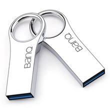 BanQ P80 128GB 64GB 32GB 16GB USB 3.0 Flash Drives Fashion High Speed Metal Waterproof Usb Stick Pen Drive Free shipping