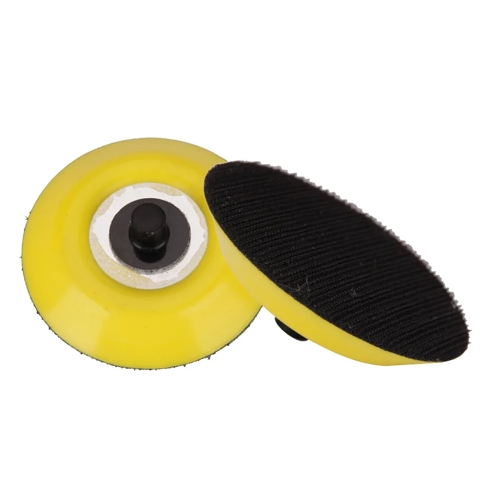 10pcs Polish Pad 3'' Aluminum Polisher Back up Sanding Pad Disc
