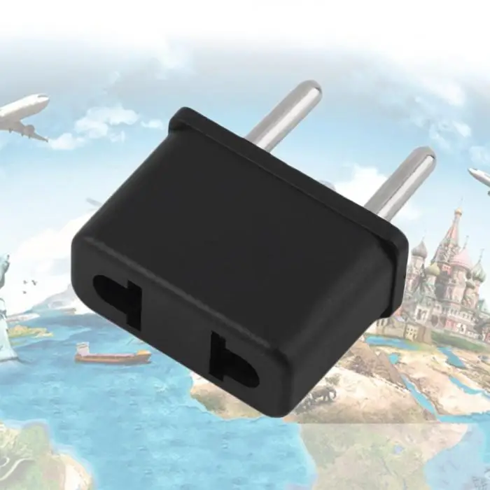 Новые горячие США в ЕС Европа 220 В стандартный AC мощность Plug адаптер Выход Путешествия конвертер