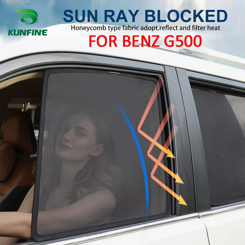 Magnetic Car Window Sun Shade Mesh Shade Blind For BENZ G500