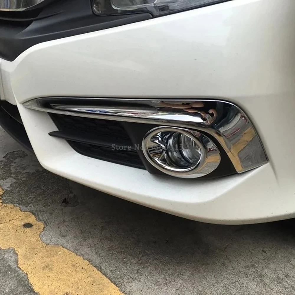 Накладка на переднюю и заднюю противотуманную фару для Honda Civic Sedan 2016 2017 2018 |