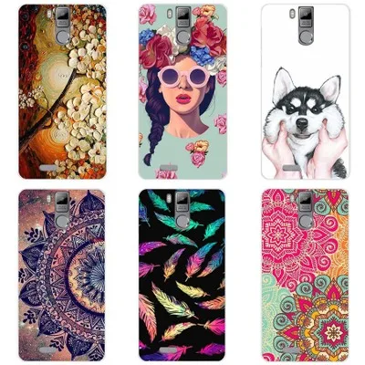 

For Oukitel K6000 Pro Case 5.5 INCH Painting Soft TPU Silicone Protector Back Cover Phone Case Funda Coque Gel Shell