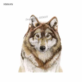 

HXMAN Wolf Temporary Tattoo Sticker Waterproof Women Body Art Tatoo Animal Hand Tattoos Paper 9.8X6cm A-151