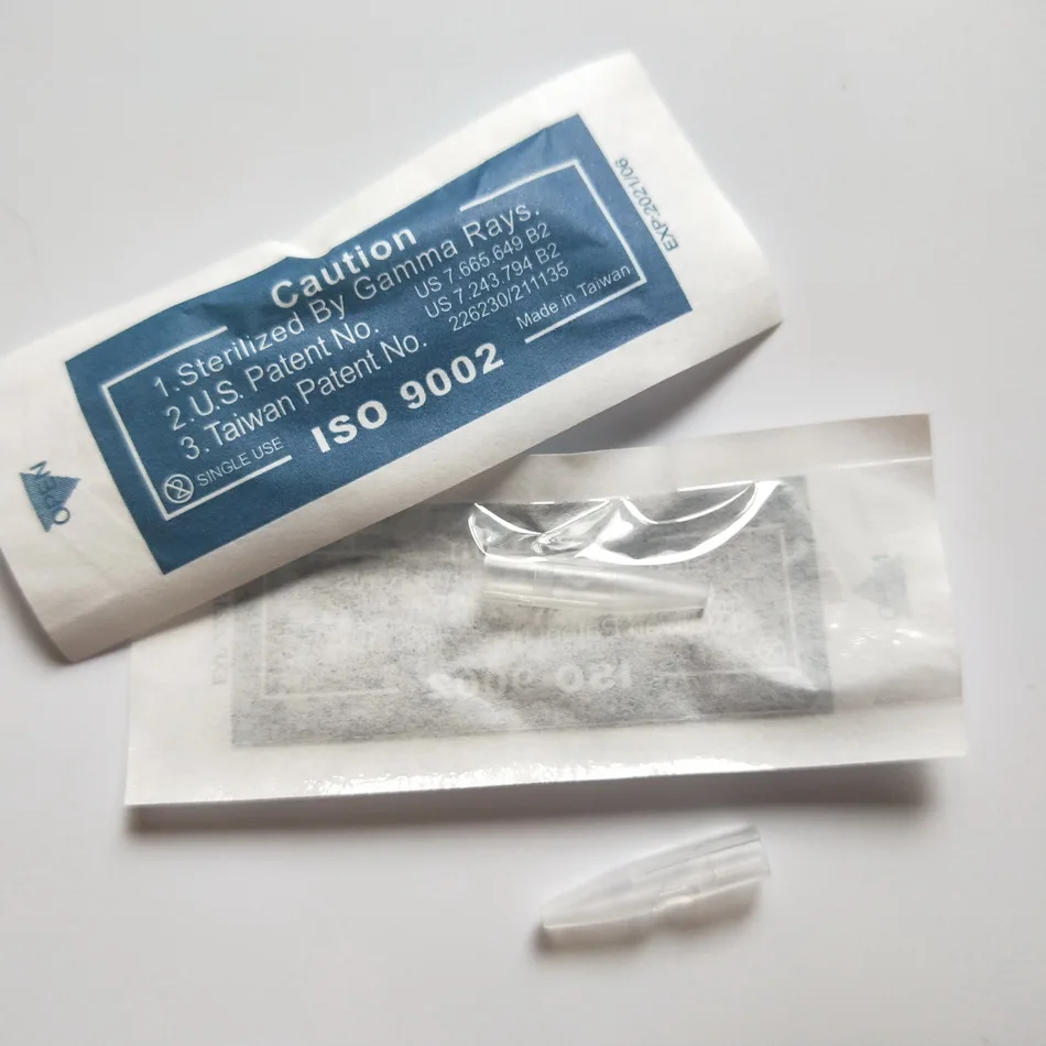 

100pcs Disposable 5RL&7RL Needle Tips Permanent Makeup Needle Caps For Dragon/Mosaic/Merlin Tattoo Machine