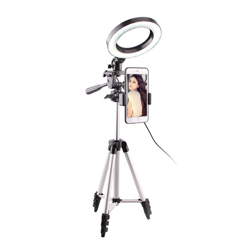 

Photography light Anchor mobile phone live bracket fill light self-time photography fill light led ring light flash light tripod