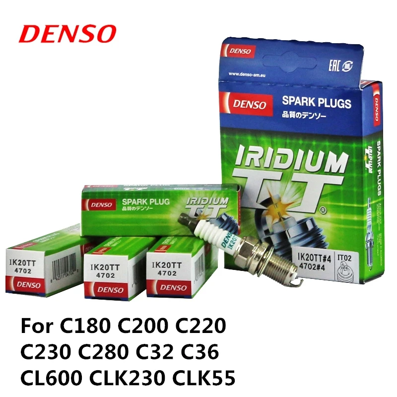 Автомобильная свеча зажигания DENSO для MERCEDES BENZ C180 C200 C220 C230 C280 C32 C36 CL600 CLK230 CLK55 Иридий
