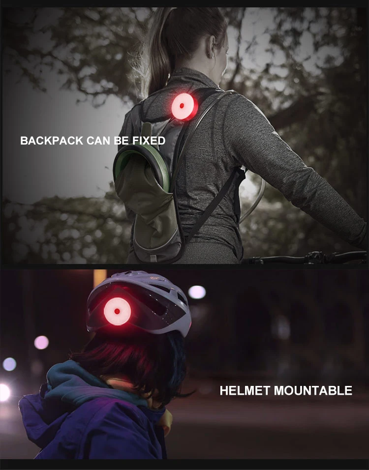 Excellent WEST BIKING Bicycle Light Rechargeable Running Light Waterproof Rear Flash Bicycle LED Taillight Helmet Lamp Cycling Accessories 5