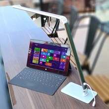 С фабрики защита зрения светодиодный светильник для чтения Складная Настольная лампа, 5000 K натуральный свет, 3 ступенчатое Регулирование яркости