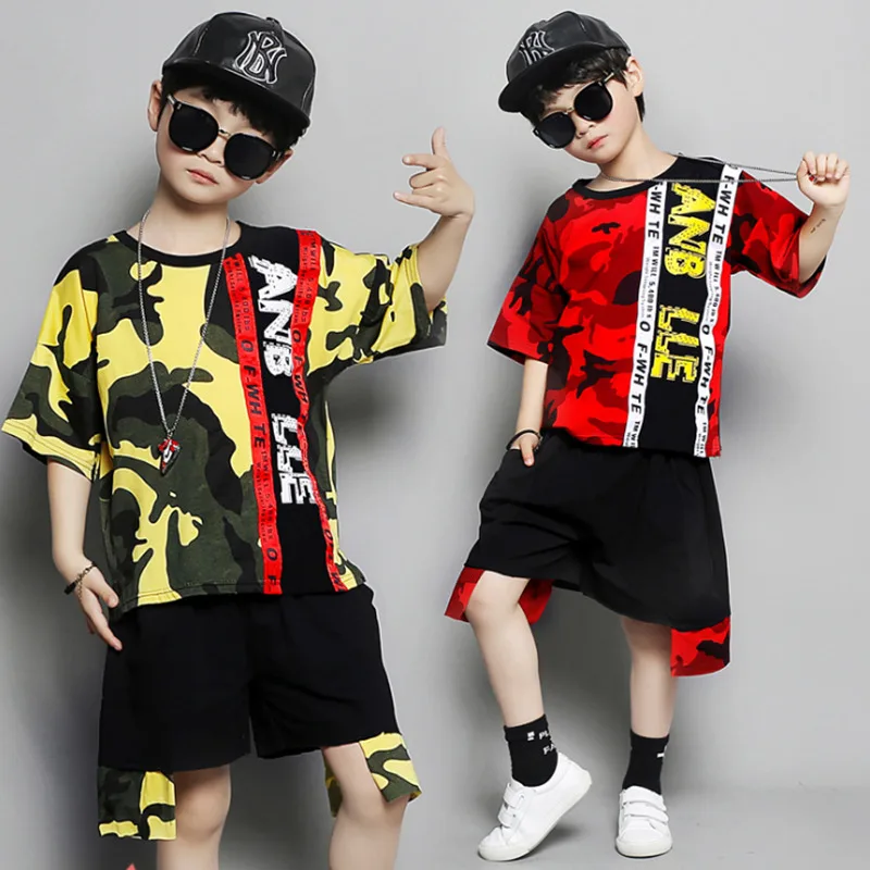 

Summer Boys Clothing Set Camouflage T shirt Kids Baby T-shit+Pants Cotton Shorts Outfits kids Clothes Print Conjunto Infantil